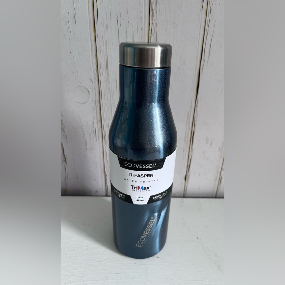 Ecco Vessel Water Bottle - Aspen - Blue Shimmer
